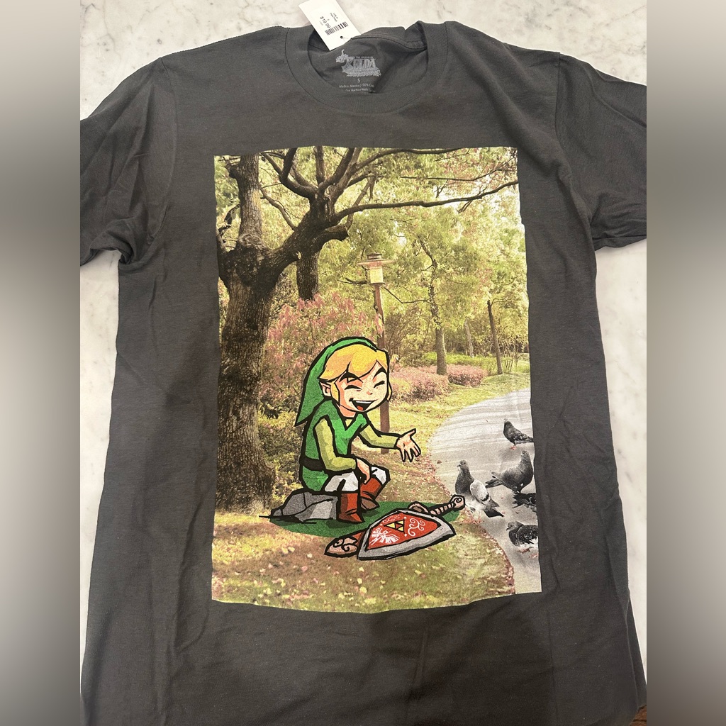 Brand Nwt Nintendo Link Zelda Shirt Size S